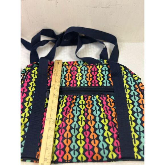 31 Thirty one travel bag carry on shoulder strap handles colors 18"x13" Navy & C - Picture 8 of 8